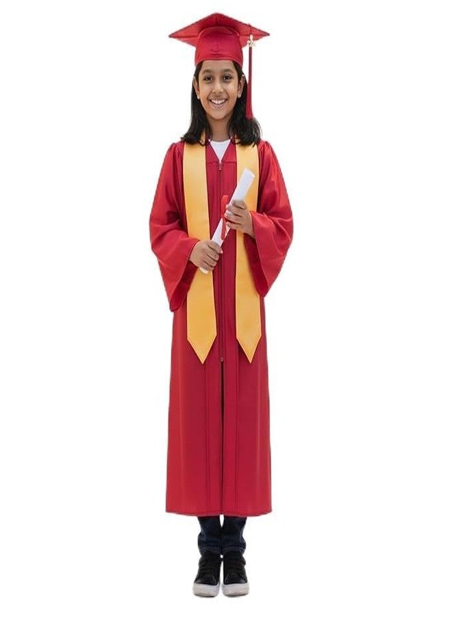 FANCY FLIGHT Kids Convocation Dress Graduation Gown and Cap Set | Breathable Polyester | Ideal for School, Nursery & Kindergarten Graduation - Image 1